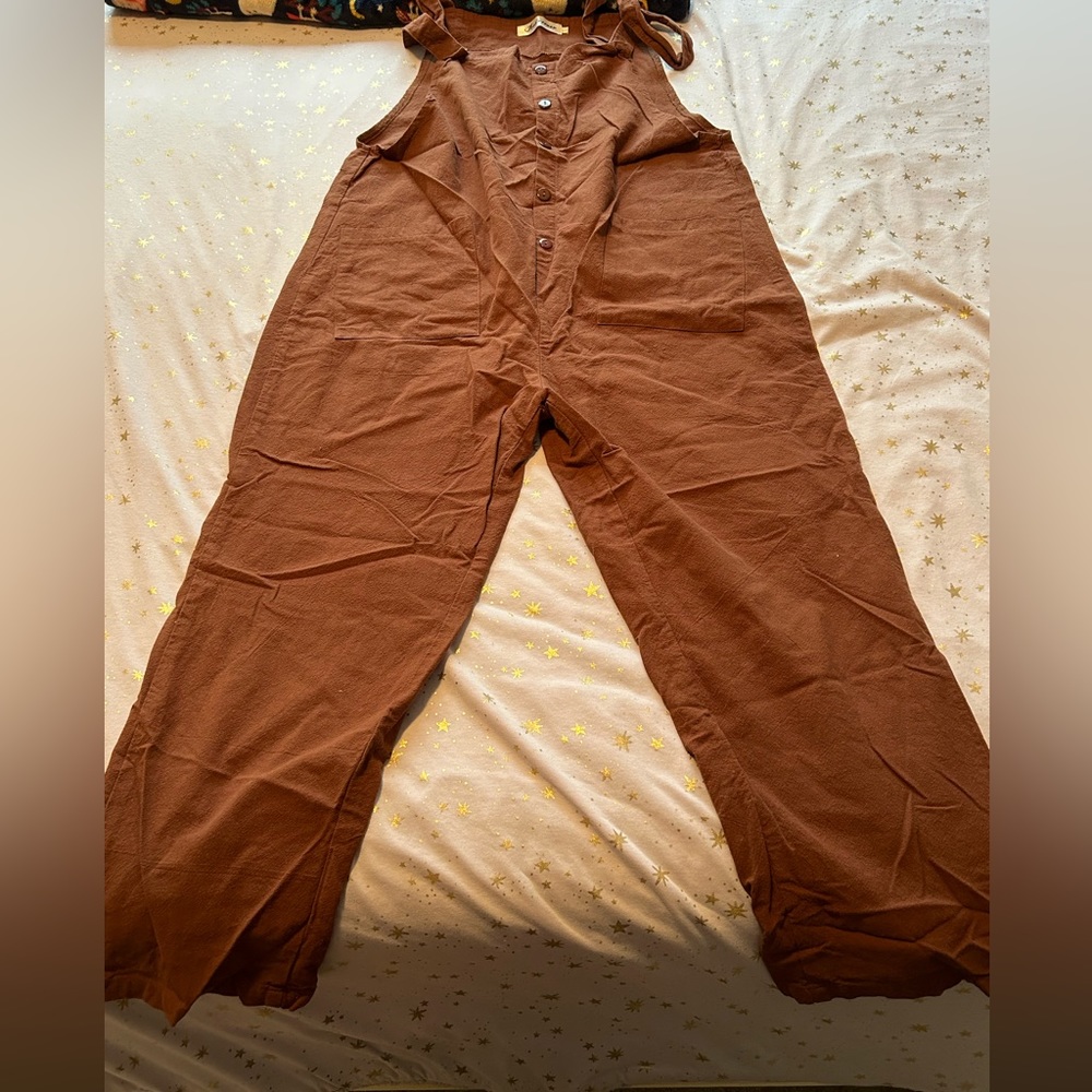 Brown paper bag overalls